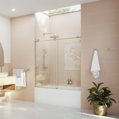Over Bath Sliding Shower Screen