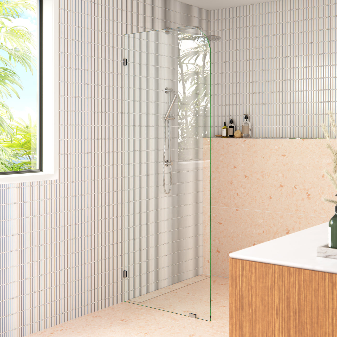Radius Shower Screens - Clear