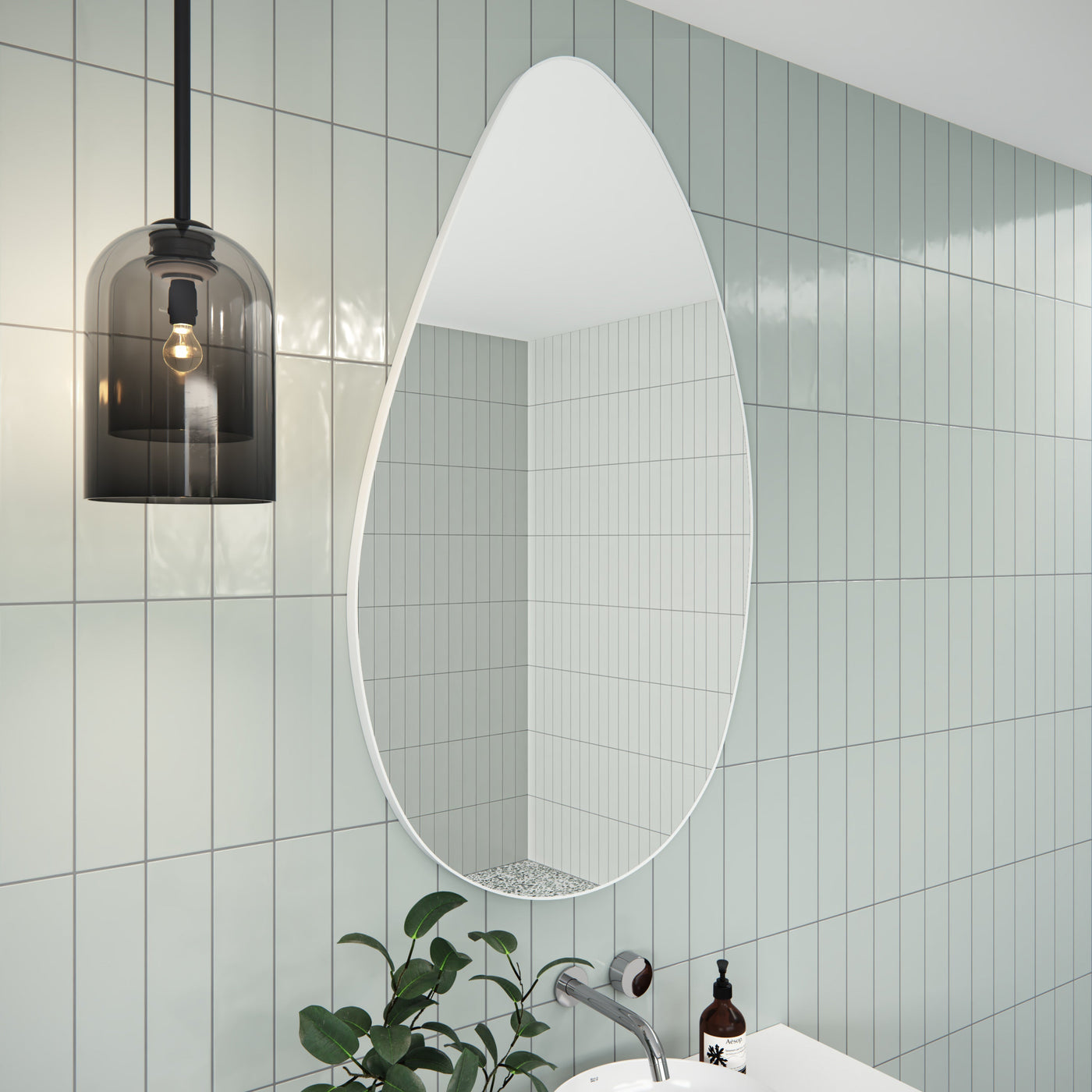 Starla Pebble Mirror | 1200 x 700