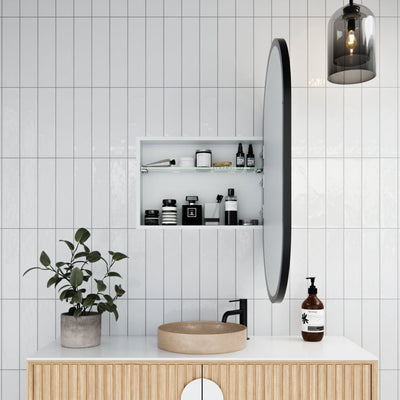 Nia Pill Mirror Cabinet | 960 x 560