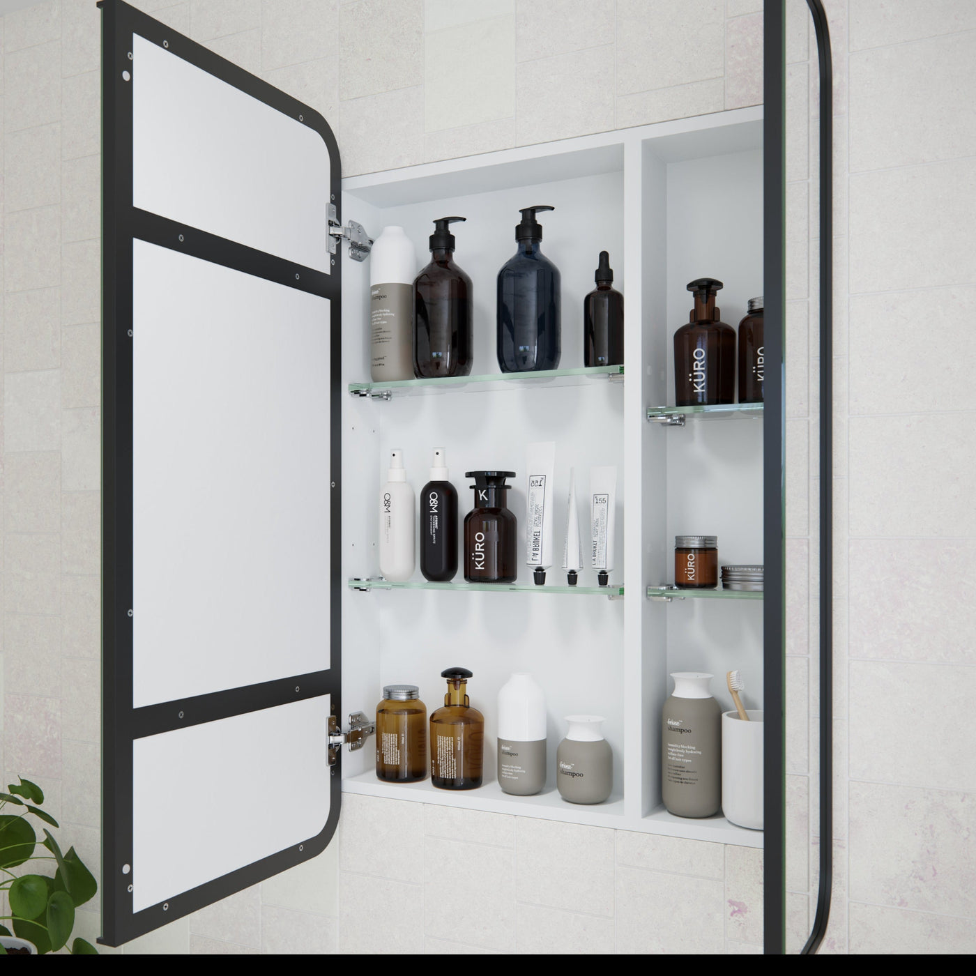 Calla Rectangle Mirror Cabinet | 900 x 600
