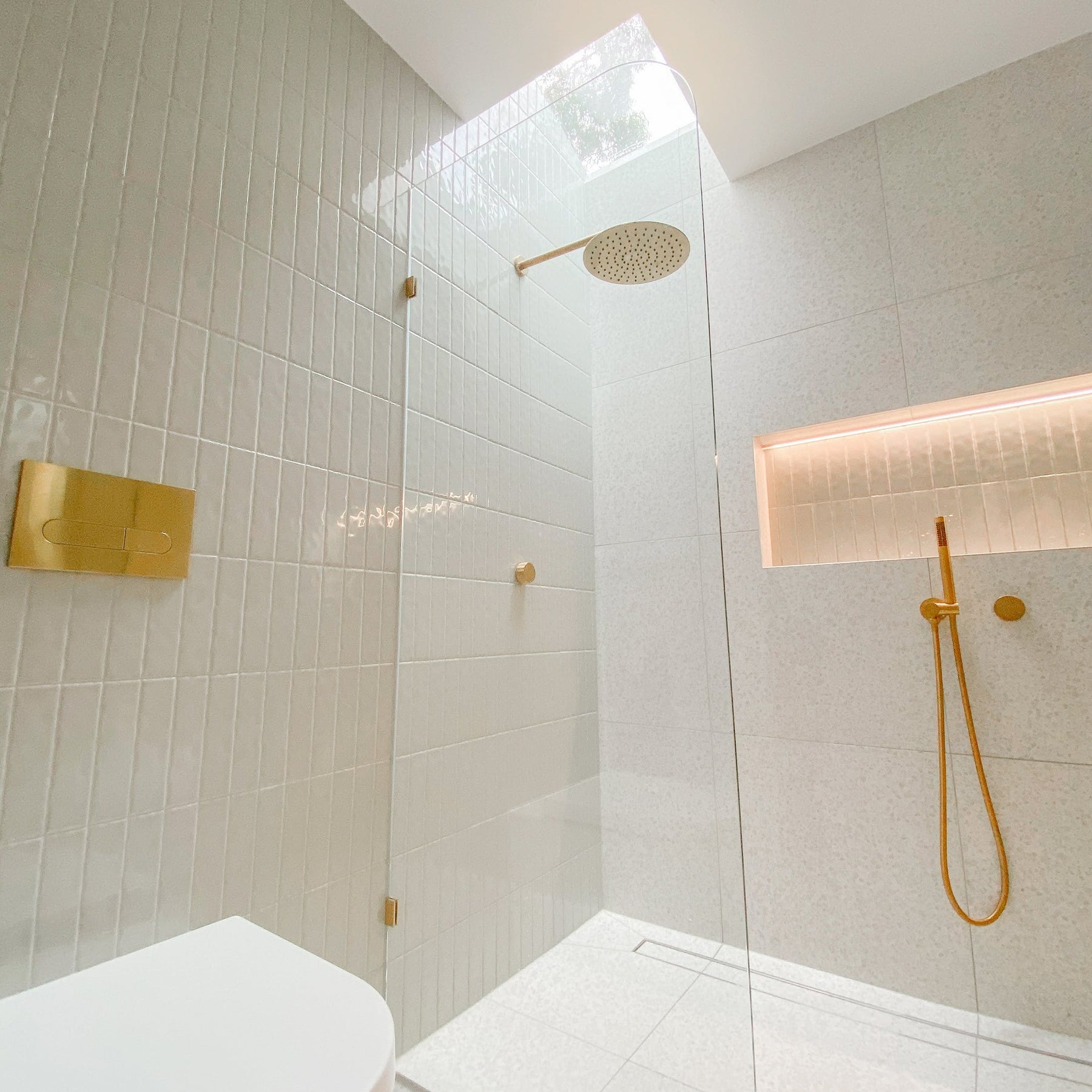 Translucent Shower Radius Shower Screens - Clear – Future Glass